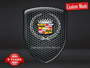 Cadillac Decalcomanie Lunotto Auto Corse Pregiate Resistenti
